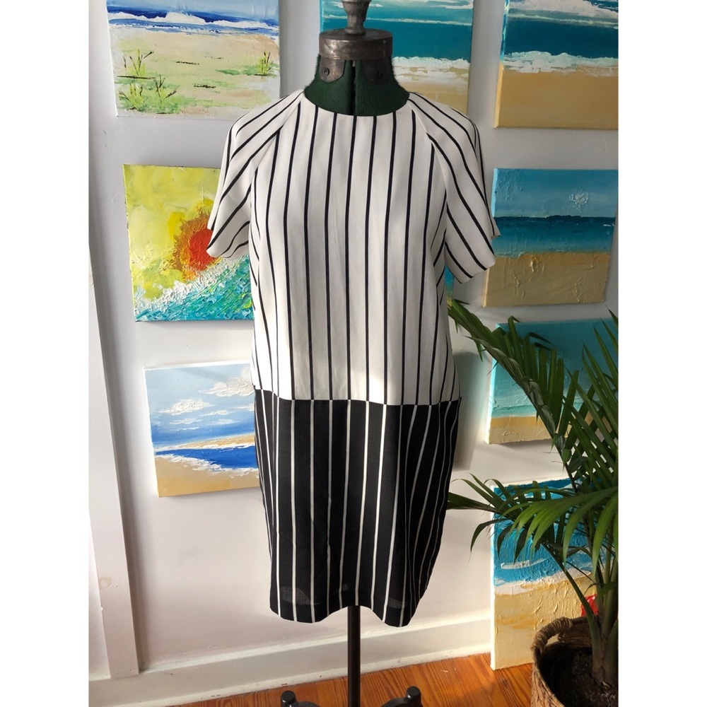 ALI &JAY BLOCKED STRIPED DRESS